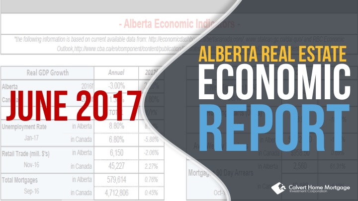 June 2017 – Alberta Real Estate Benchmark and Economic Report
