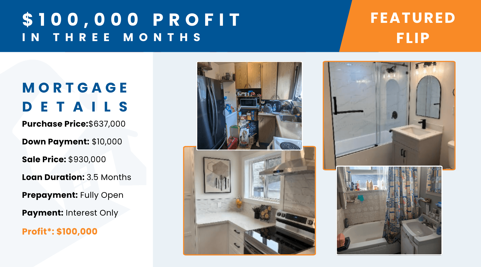 This is an image of the bridge mortgage details